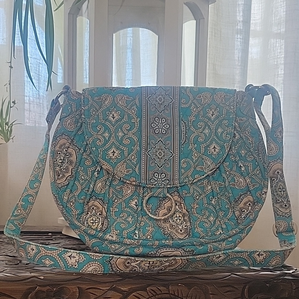 Vera Bradley Teal Patterned Women's Bag